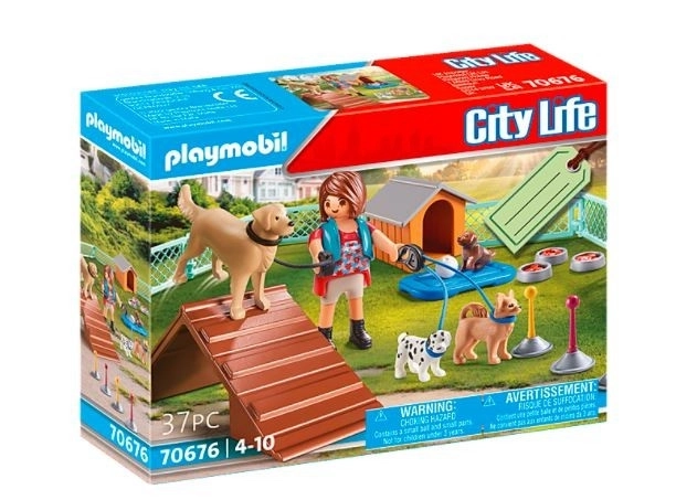 Set cadou Playmobil City Life - Antrenorul de câini