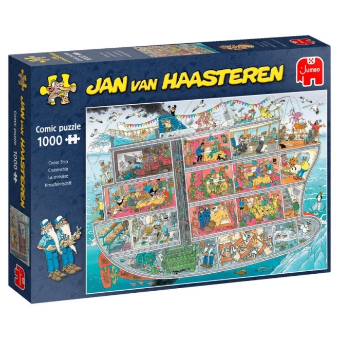 Puzzle de 1000 piese croazieră Jan Van Haasteren