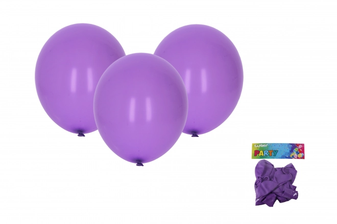 Balon gonflabil 30 cm - set 10 bucăți, violet