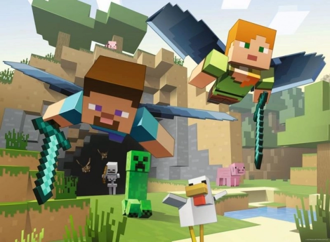Puzzle Minecraft 200 piese