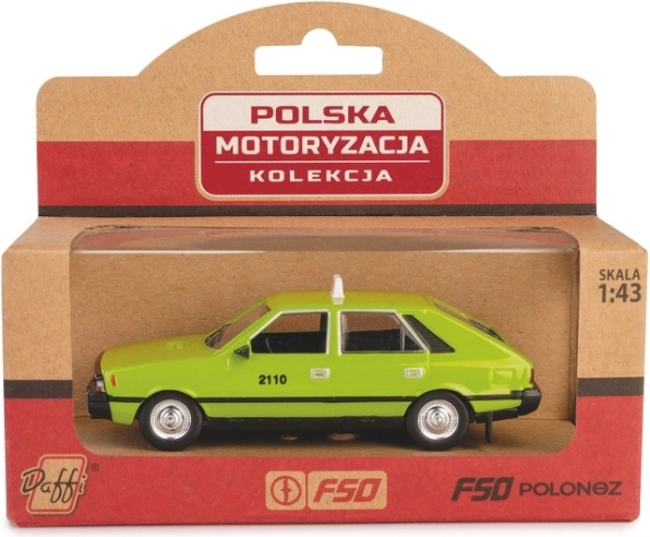 Model auto FSO Polonez Taxi verde 1:43