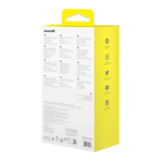 Suport auto cu încărcător wireless Baseus LightChaser