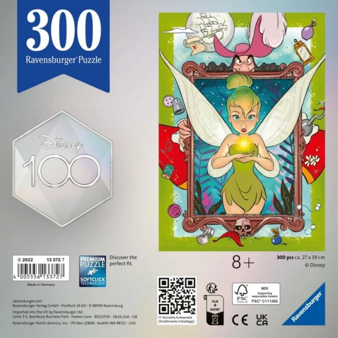 Puzzle aniversar Disney cu Zână clopoțica 300 piese