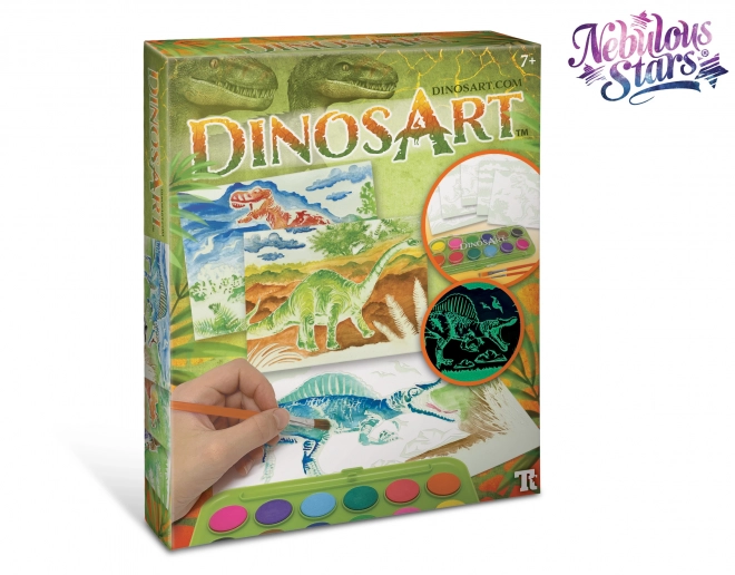 dinosart set acuarele magice