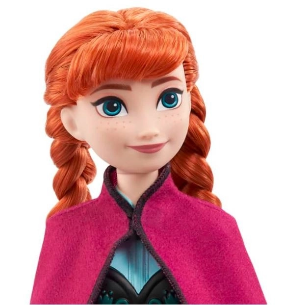 Păpușa Disney Frozen Elsa Regatul de Gheață 2 – Anna în rochie albastru-neagră