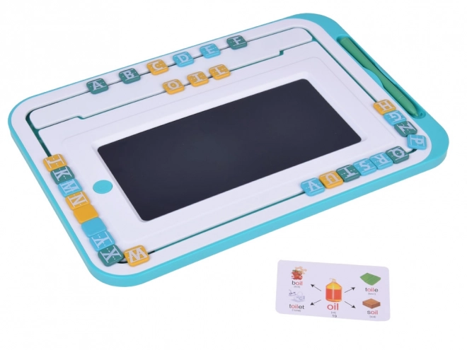 Set educativ 3 în 1 tablică LCD pentru învățarea englezei