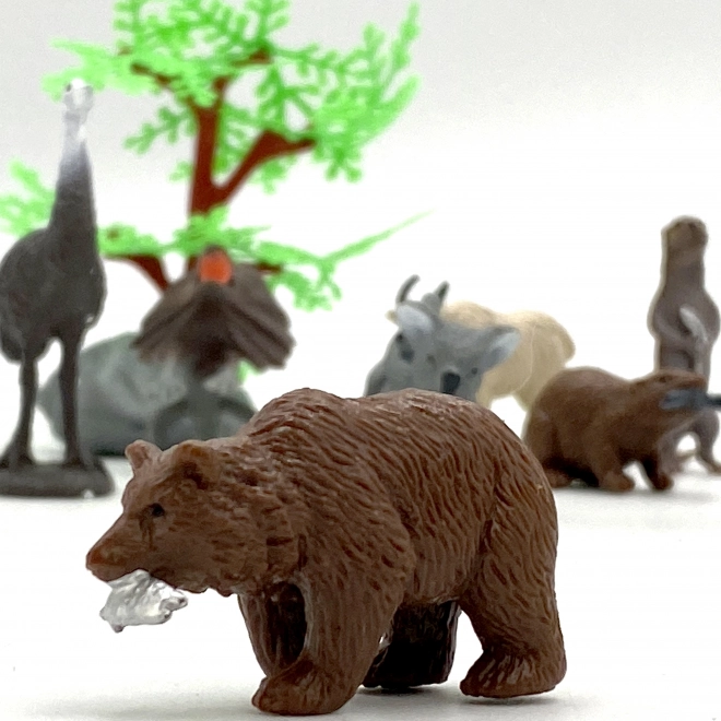 Set figurine animale sălbatice Woopie