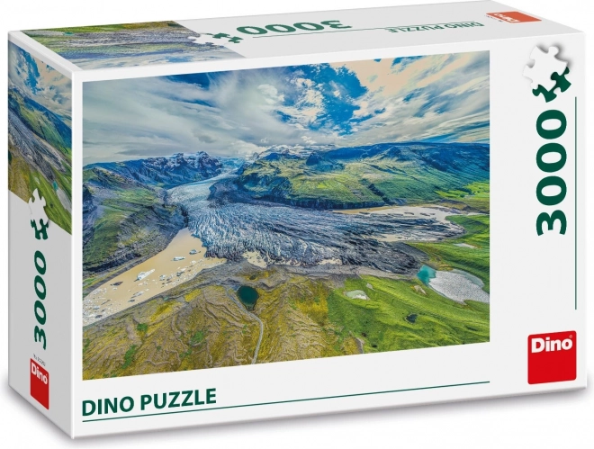 Puzzle Dino insula ghețar 3000 piese