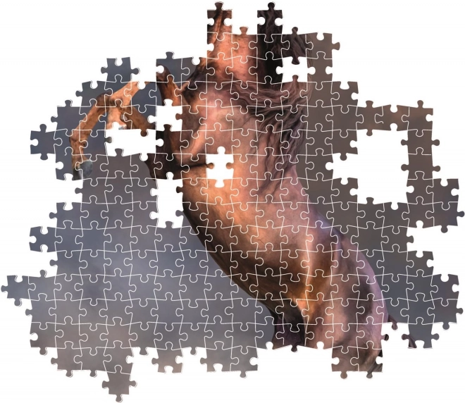 Puzzle 500 piese - armăsar roșu sălbatic