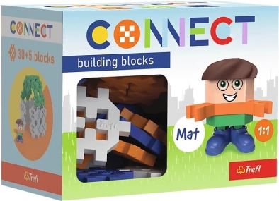 Set de construcție Connect Pocket Boy Mat 35 piese