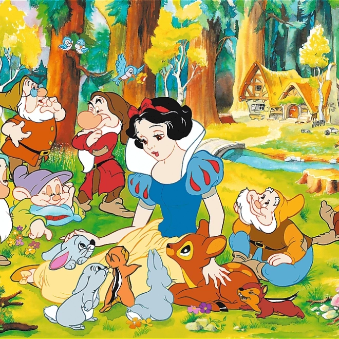 Puzzle Disney: Albă ca Zăpada și cei șapte pitici, 600 de piese