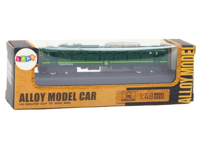 Model feroviar din metal colecționabil 1:48 verde
