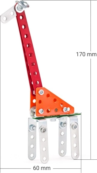 Set construcții Merkur Girafă Mini 42 piese