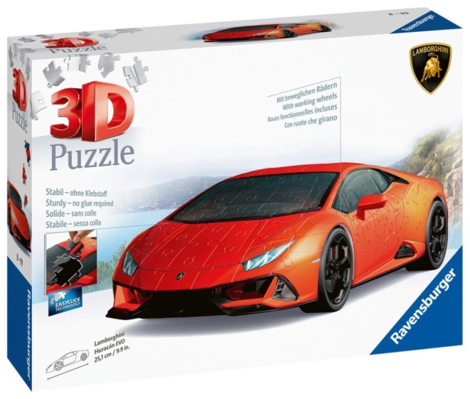 Model puzzle Lamborghini Huracán Evo verde