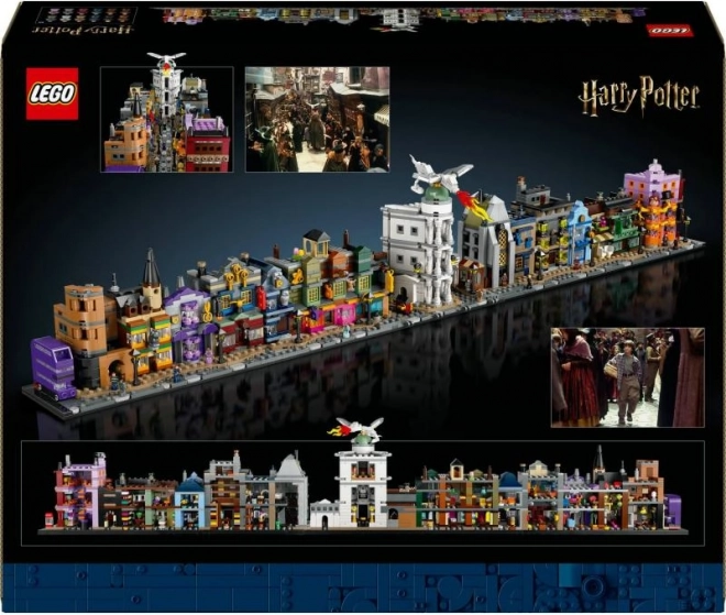 Modelul miniatural Magazine magice din strada Diagon de la LEGO Harry Potter