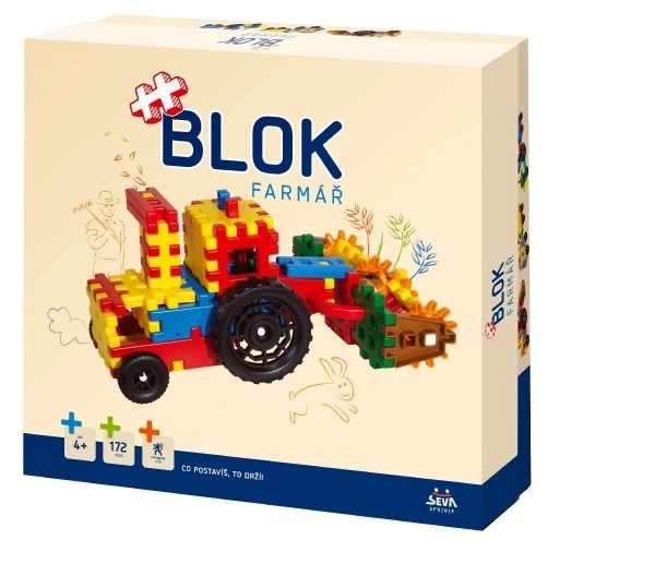 Set de construcție Blok Fermier