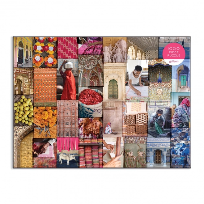 Puzzle Galison Vzory din Rajasthan - 1000 piese