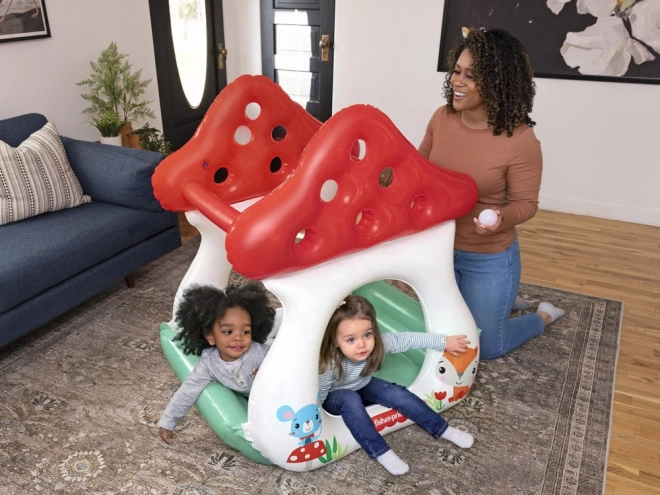 Piscină gonflabilă cu mingi Ciupercuța Bestway Fisher Price