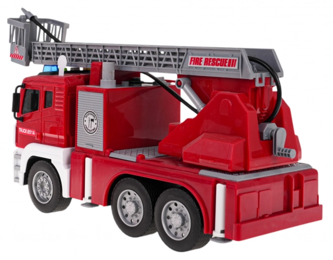 Camion de pompieri interactiv cu lumini, sunet și apă 1:12