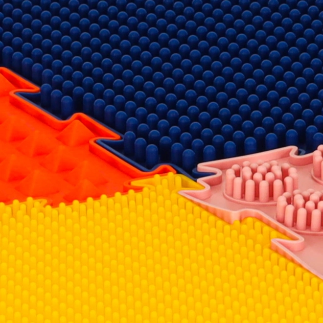 Covor ortopedic senzorial puzzle pentru masajul picioarelor