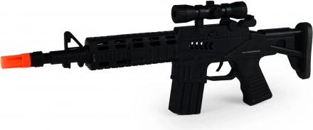 Pistol mitralieră mecanic cu sunet 40 cm
