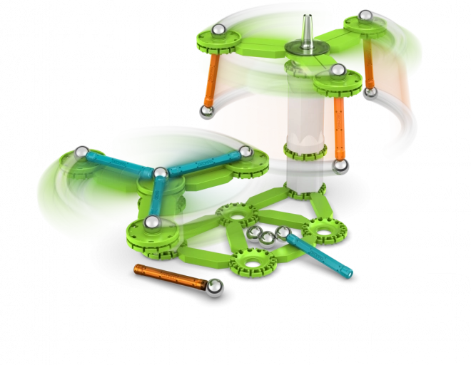 Geomag mecanică furtuni de mișcare set 96 de piese