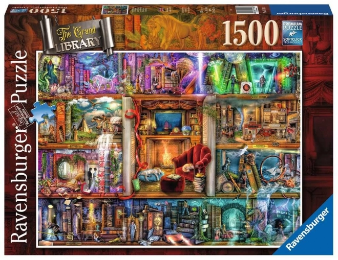 Puzzle Ravensburger Biblioteca Grandioasă