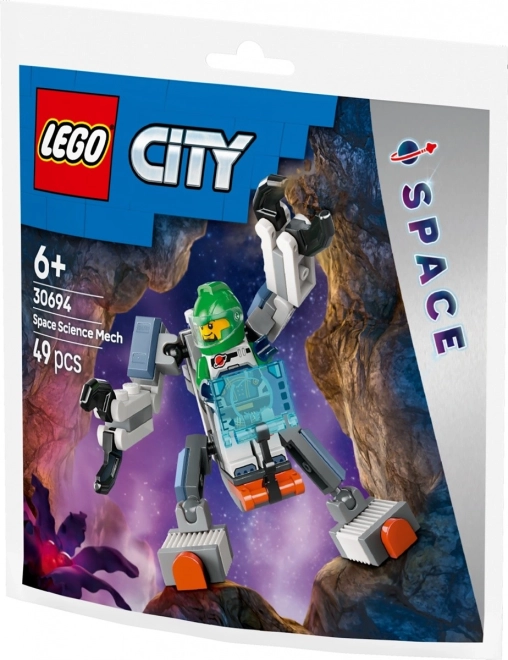 Set LEGO City Mech Spațial Științific