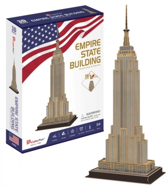 Puzzle 3D Empire State Building 54 Piese