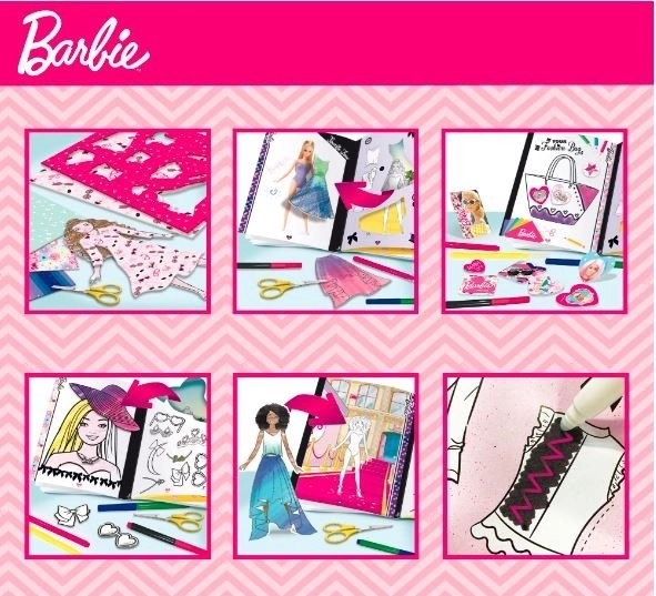 set creativ Barbie școala de modă