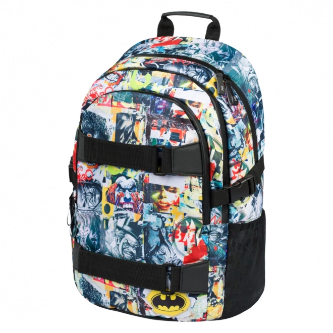 Rucsac școlar ergonomic Baagl Skate Batman Komiks