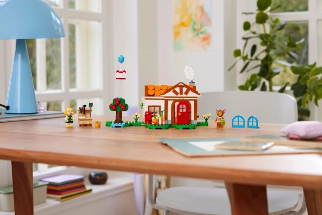 vizită la Isabelle - set de construcție Animal Crossing