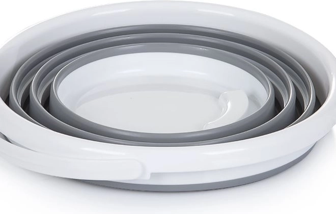 Cadă pliabilă cu accesorii Grey de la Chipolino