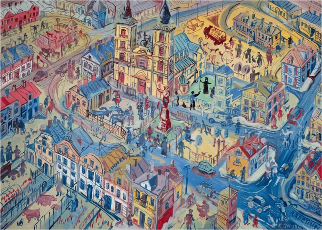 Puzzle de imaginație Edward Dwurnik - Radzymin 1000 piese