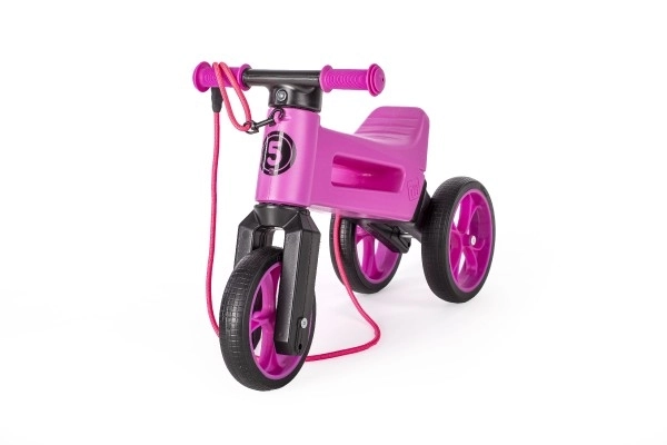 bicicletă fără pedale funny wheels supersport 2v1 portocalie – Violet