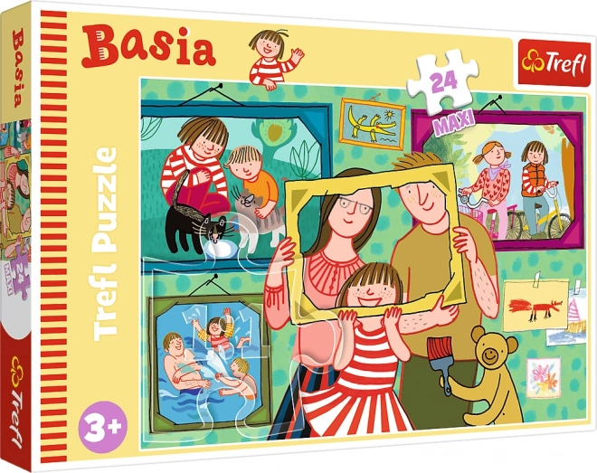 Puzzle MAXI 24 de piese - Basia și ziua ei