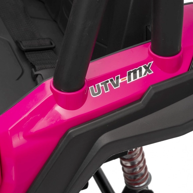 Automobil electric pentru copii Buggy Madman UTV-MX roz
