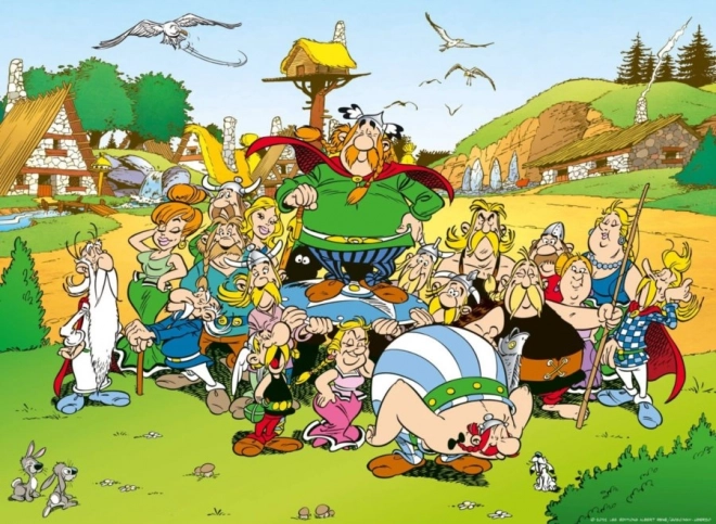 Puzzle Asterix și Obelix: Satul