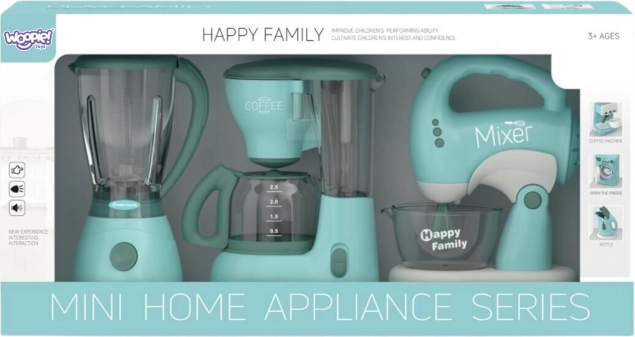 WOOPIE Set de aparate casnice pentru copii 3în1 Mixer Blender Robot de bucătărie