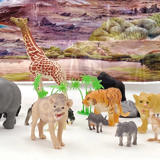 Set de figurine animale safari WOOPIE