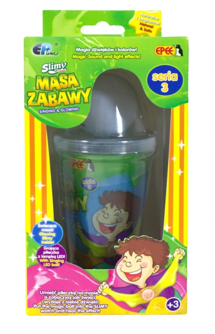 Slime cu bilă luminoasă