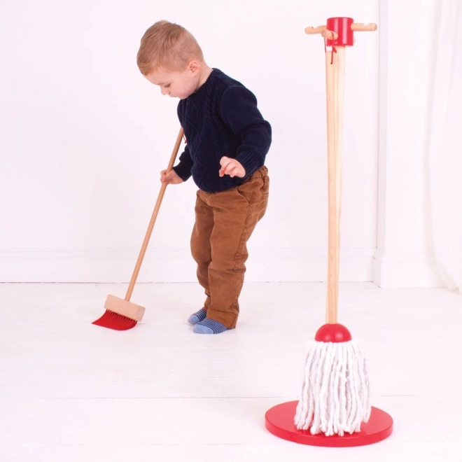 Set de curățenie roșu Bigjigs Toys