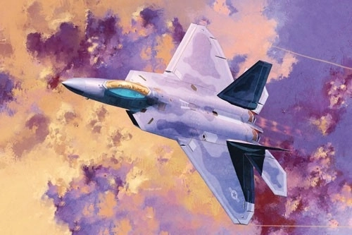 Model avion F-22A Raptor la scară 1:72 de la Academy