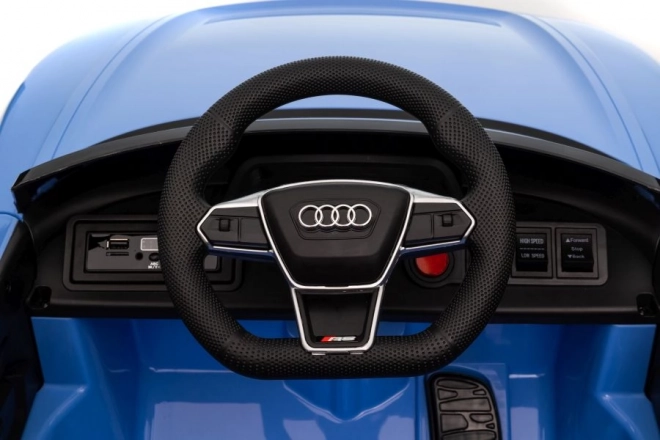 Mașină electrică Audi E-Tron GT albastră