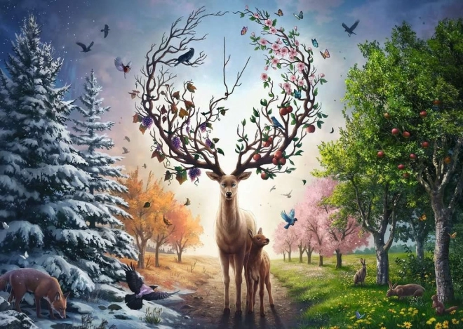 Puzzle Magicul Cerb 1000 Piese