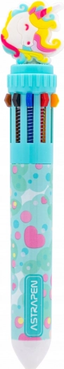 Astra pix cu 10 culori pastel, albastru