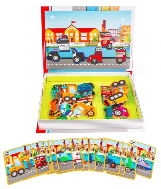 Puzzle magnetice vehicule