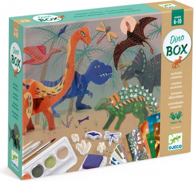 Set de artă luxos Dinozauri