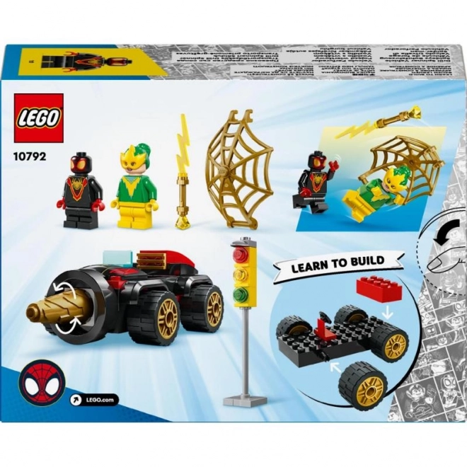 lego vehicul cu burghiu Spidey și prieteni supereroi