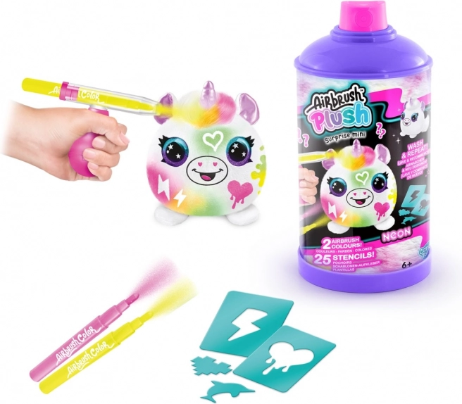 Set creativ aerograf Neon Mini surpriză